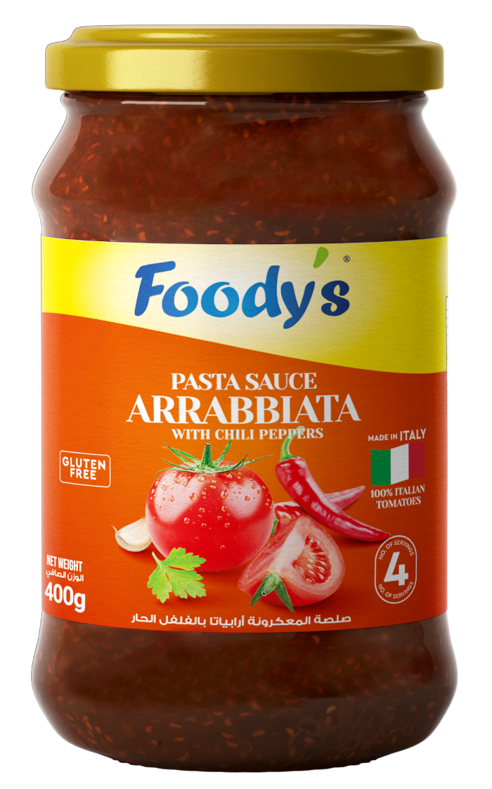Foodys Arrabbiata Pasta Sauce with Chili 400g